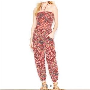 Free People - tribal/bohemian style jumpsuit